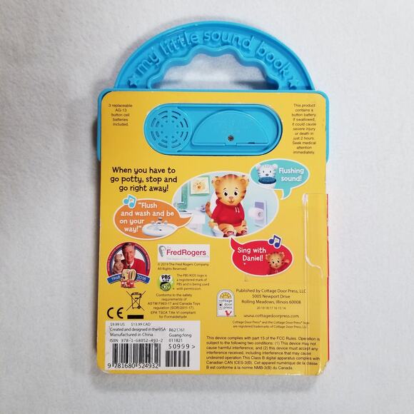 Daniel Tiger's NHBRHD Children's Sound Book Potty Time, New - Picture 2 of 2